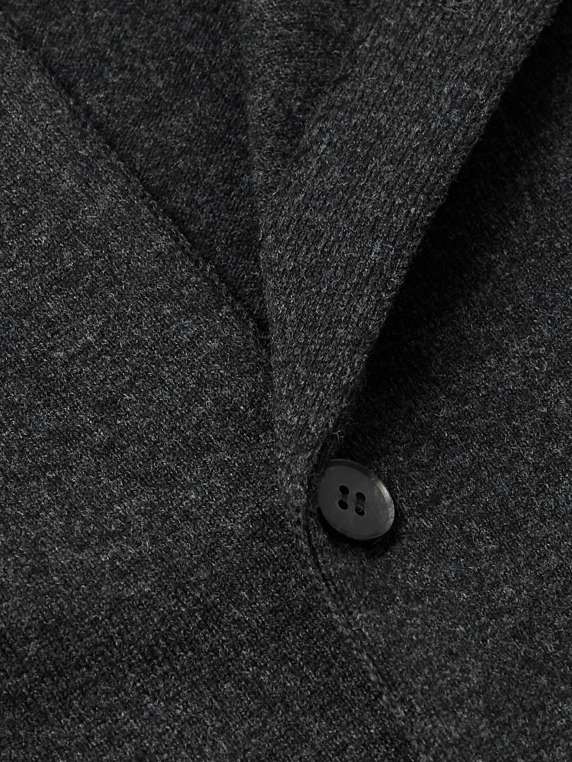 Auralee Wool Cardigan In Gray