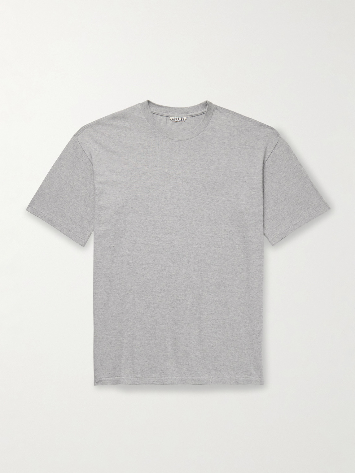 Auralee Cotton-jersey T-shirt In Gray