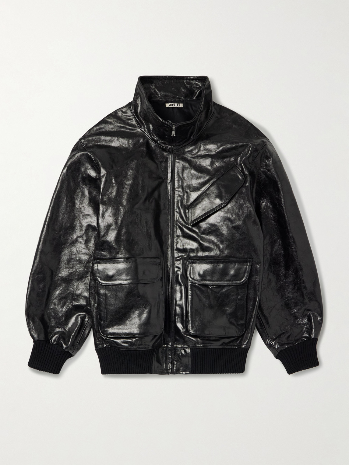 Auralee Leather Blouson Jacket - Men - Women's Clothing
