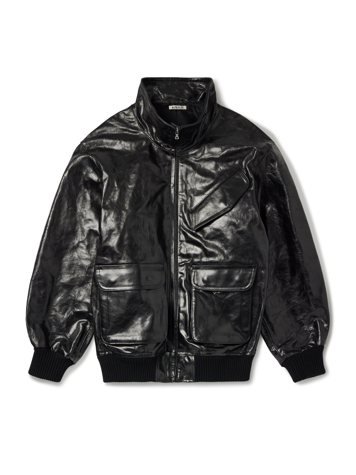 ジャケット・アウター AURALEE WOOL MAX CANVAS RIDING COAT Auralee Men's Wool Max Canvas Riding Coat in Black Auralee