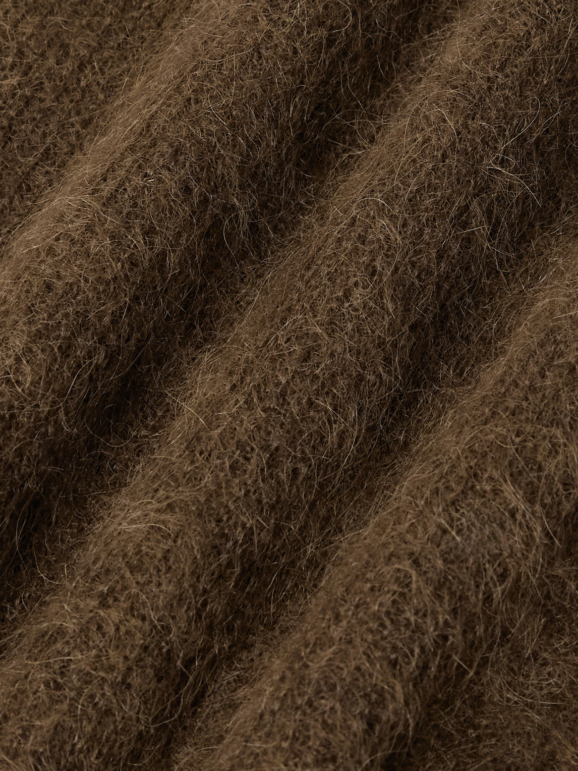 Auralee Ribbed Alpaca-blend Sweater In Brown