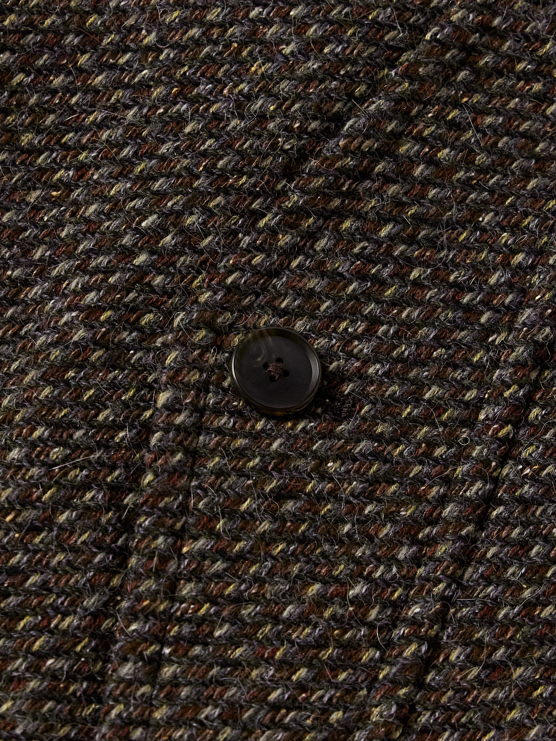 Auralee Wool, Alpaca And Silk-blend Tweed Bomber Jacket In Black