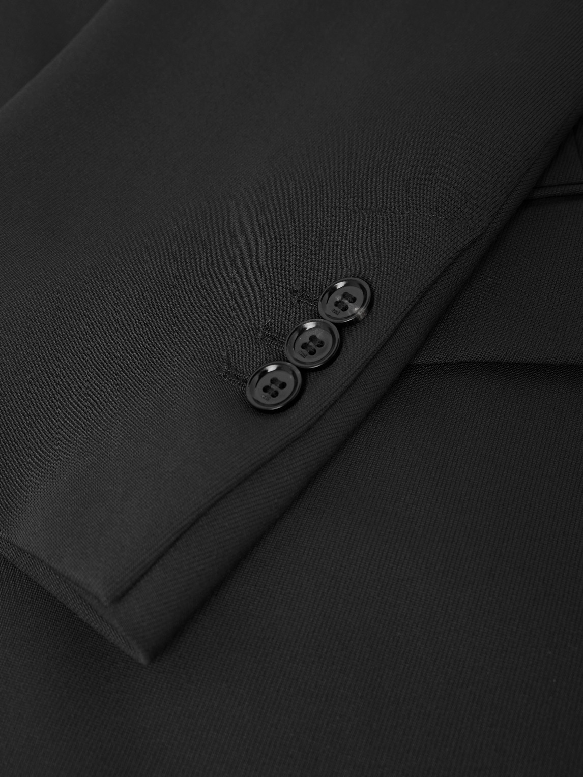 Ami Alexandre Mattiussi Wool-tricotine Blazer In Black