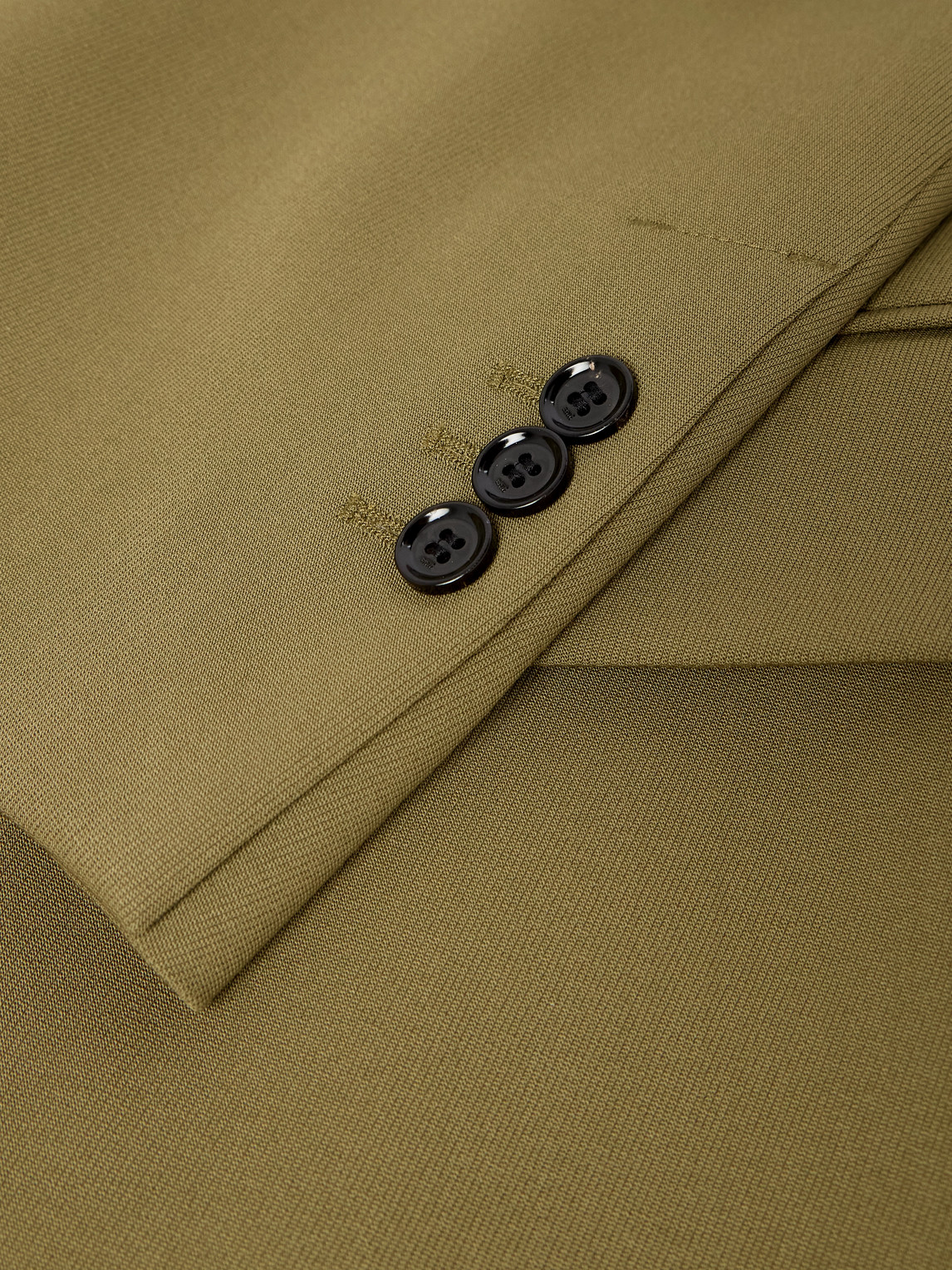 Ami Alexandre Mattiussi Double-breasted Wool-tricotine Blazer In Green