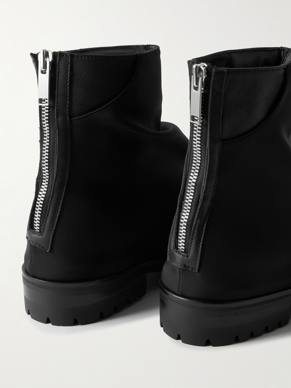 424 Marathon Stretch-knit Boots In Black