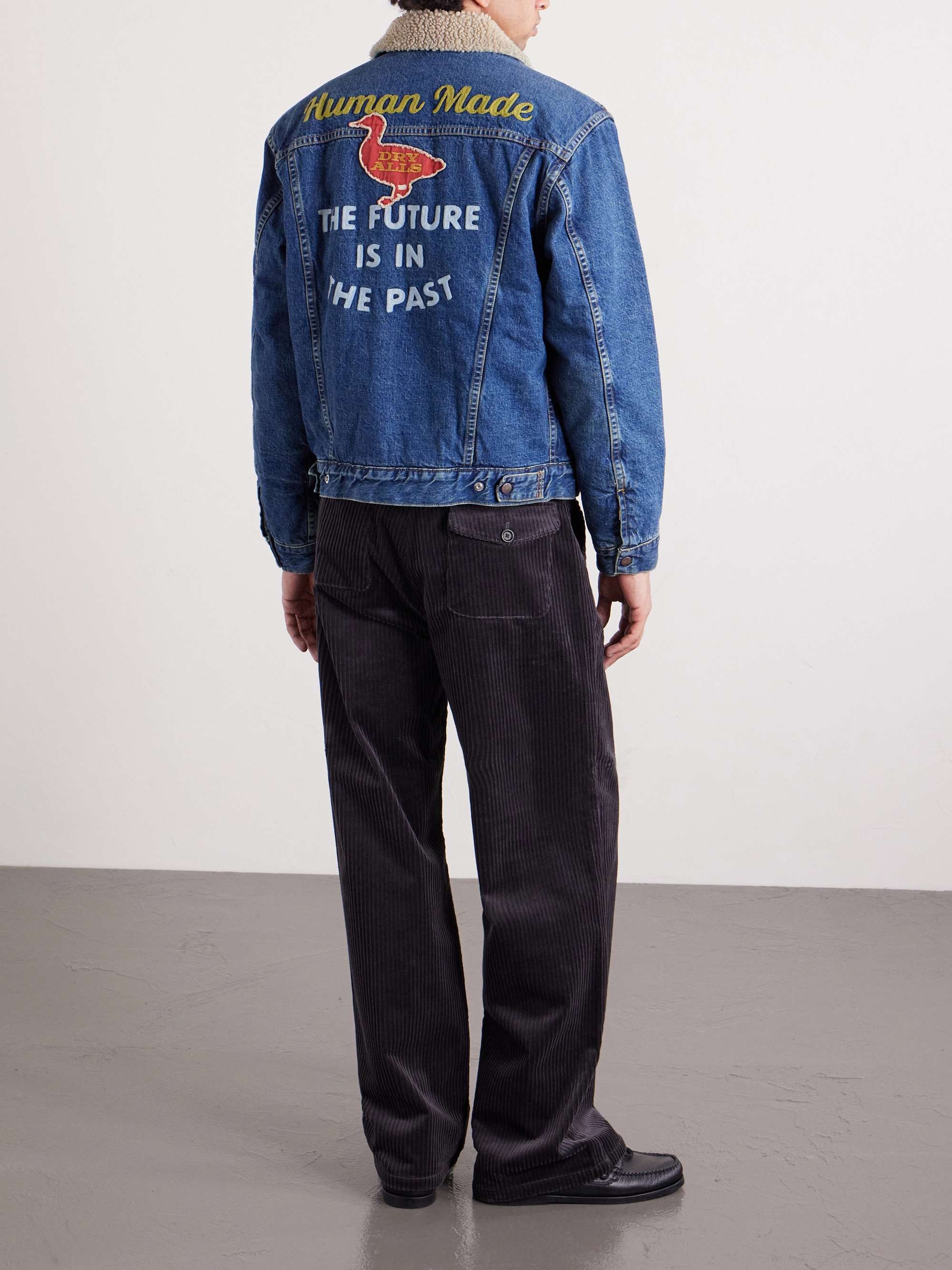 HUMAN MADE Fleece-Lined Denim Jacket for Men | MR PORTER