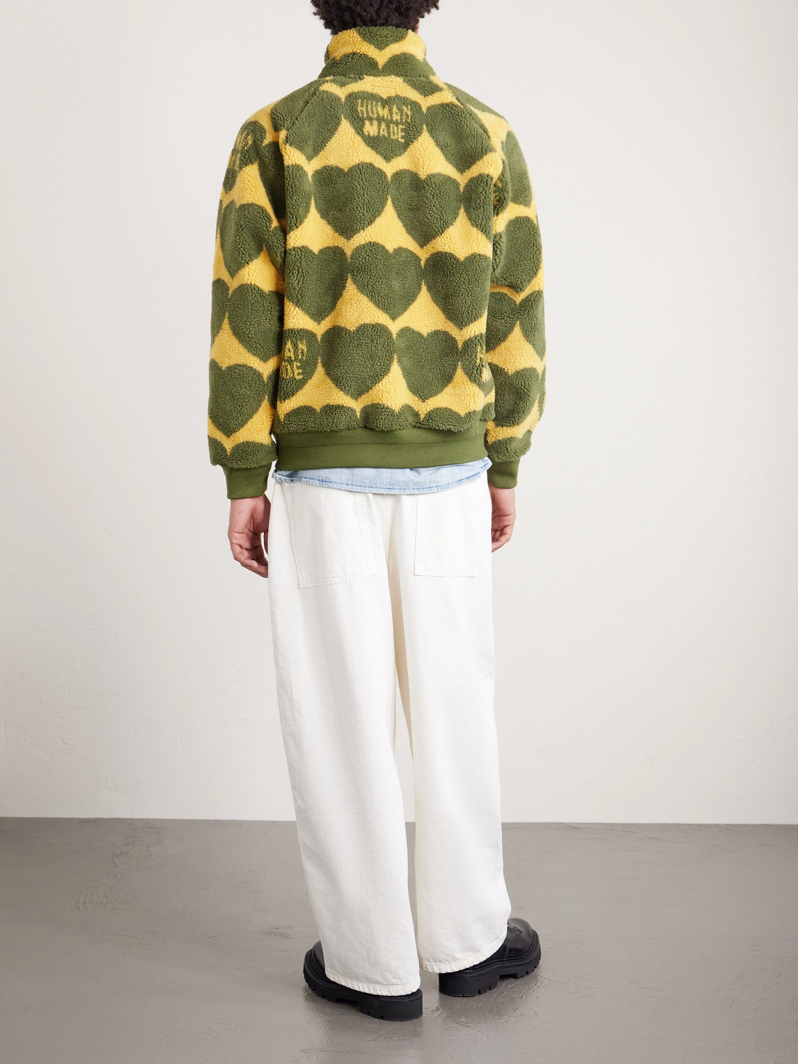  Human Made - Heart Fleece Jacket - Men - Green - M 
