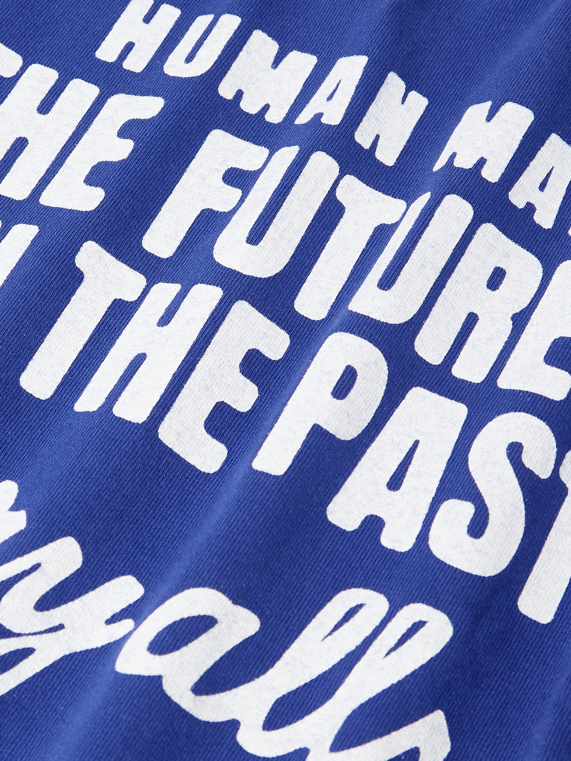 Human Made Printed Cotton-jersey T-shirt In Blue