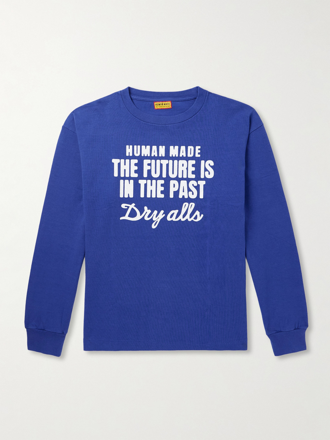 Human Made Printed Cotton-jersey T-shirt In Blue