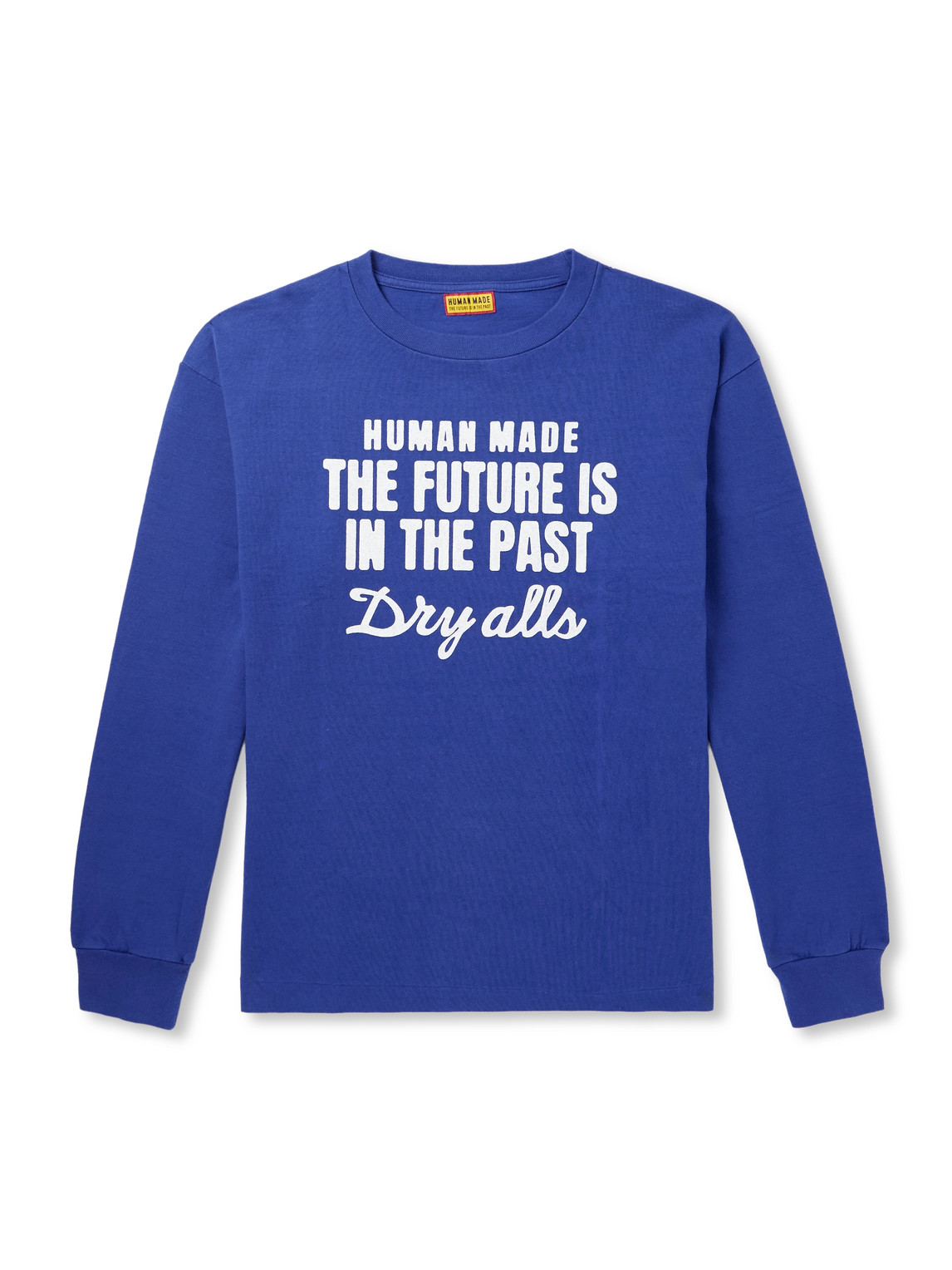 Human Made Printed Cotton-jersey T-shirt In Blue