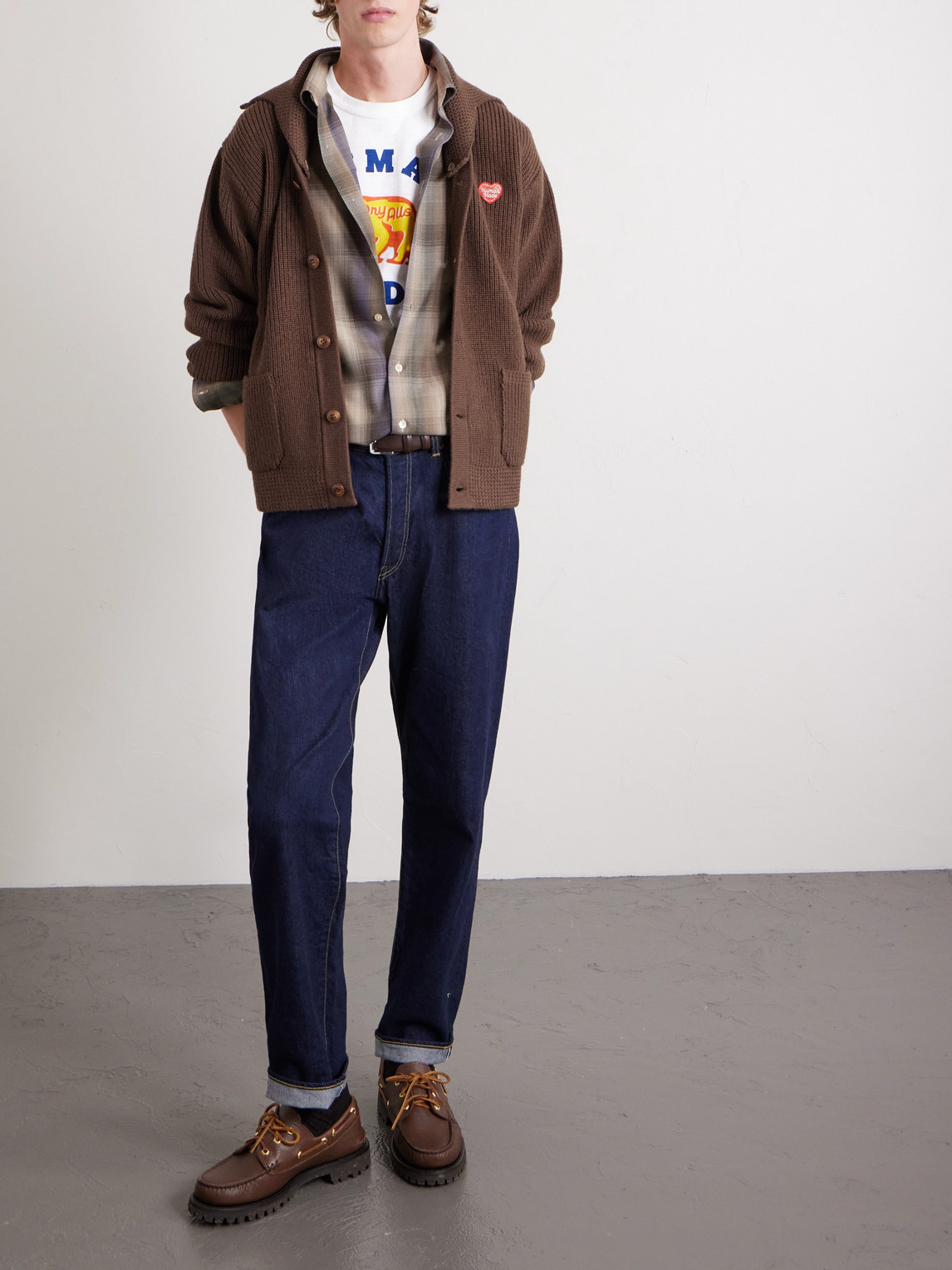 Human Made Printed Cotton-jersey T-shirt In Multi