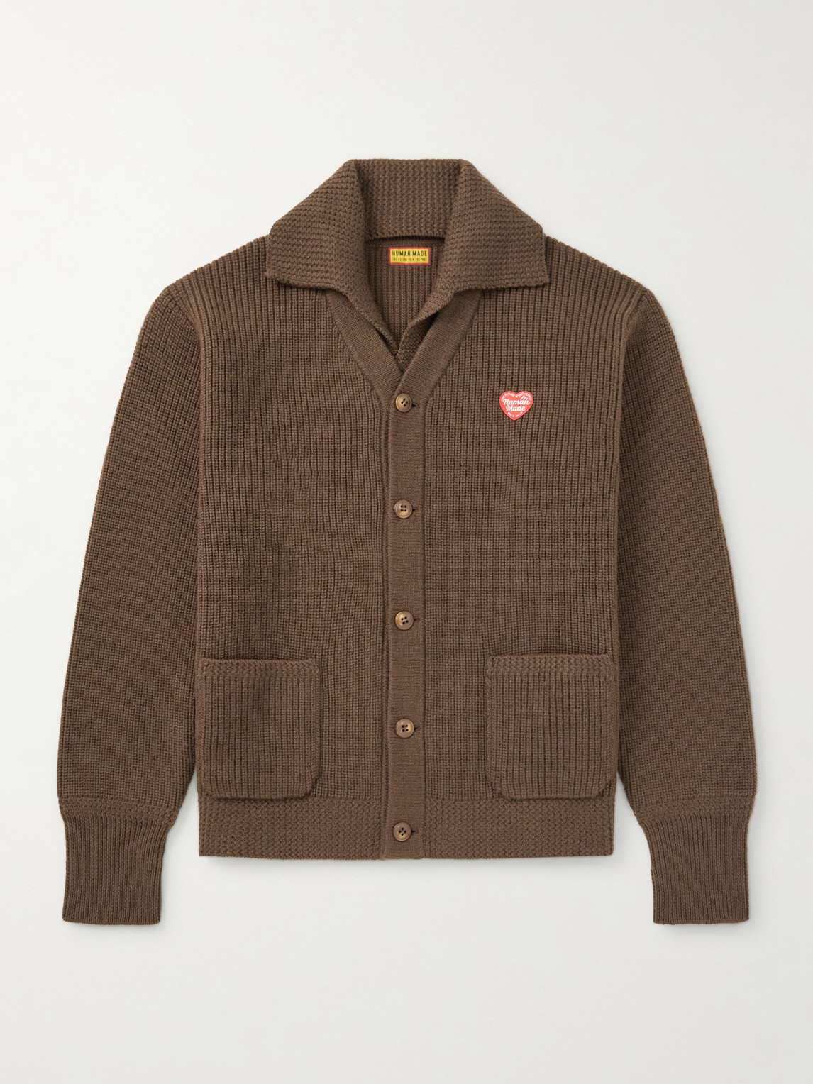 Human Made Logo-Appliquéd Alpaca Cardigan - Men