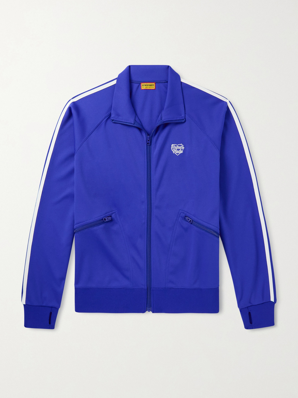 Human Made Logo-Embroidered triped Tech-Jersey Track Jacket - Men