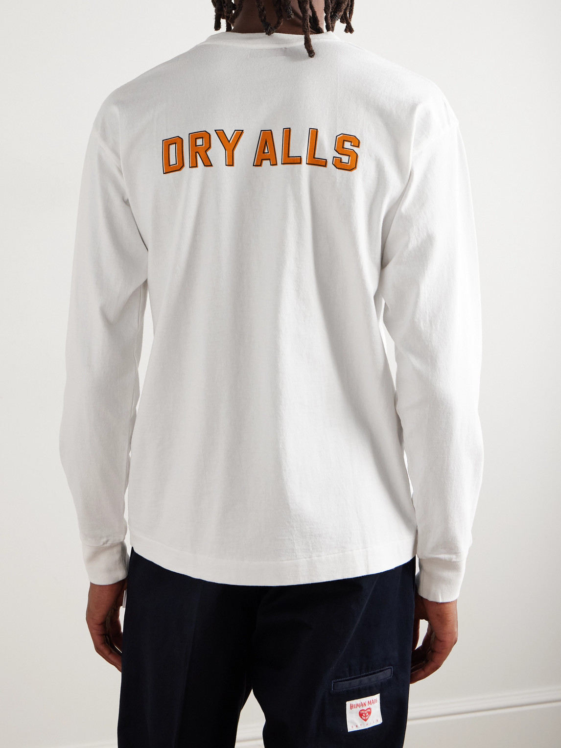 Human Made Printed Cotton-jersey T-shirt In White