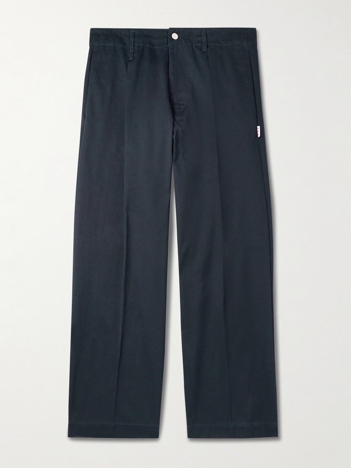 Human Made Wide-Leg Pleated Cotton-Twill Trousers - Men