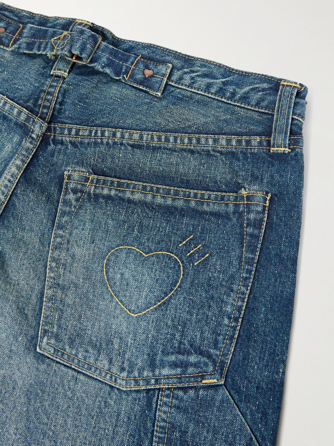Human Made Future Straight-leg Selvedge Jeans In Blue