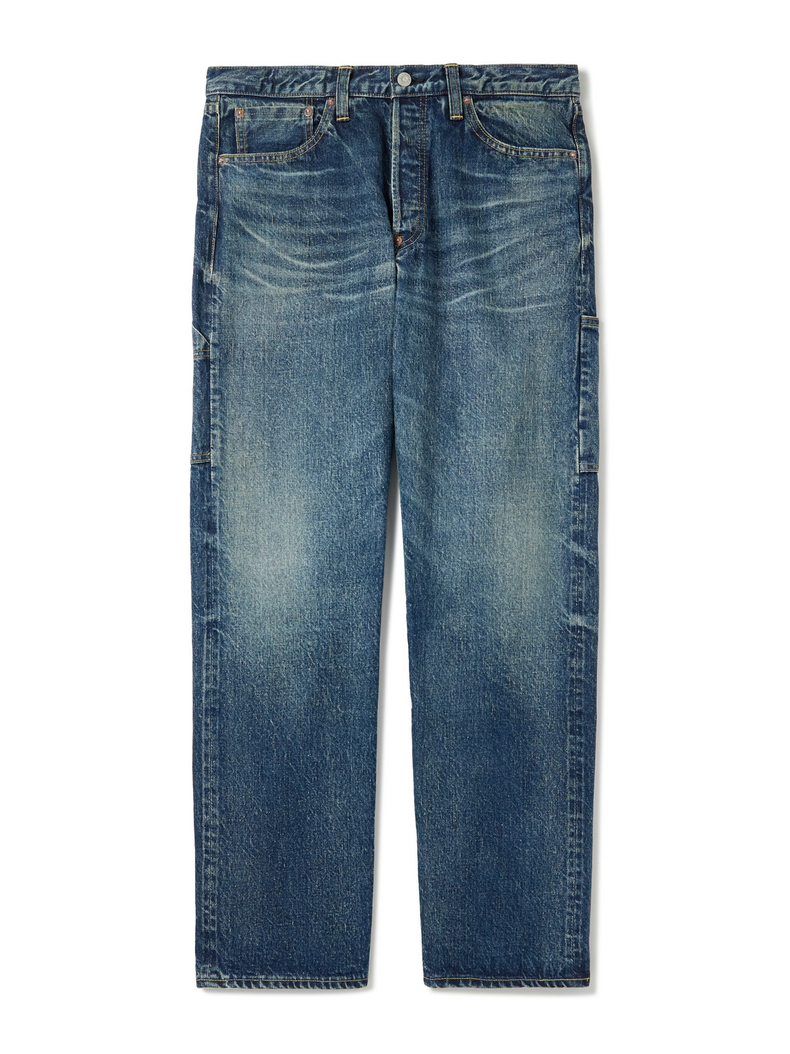 Human Made Future Straight-leg Selvedge Jeans In Blue