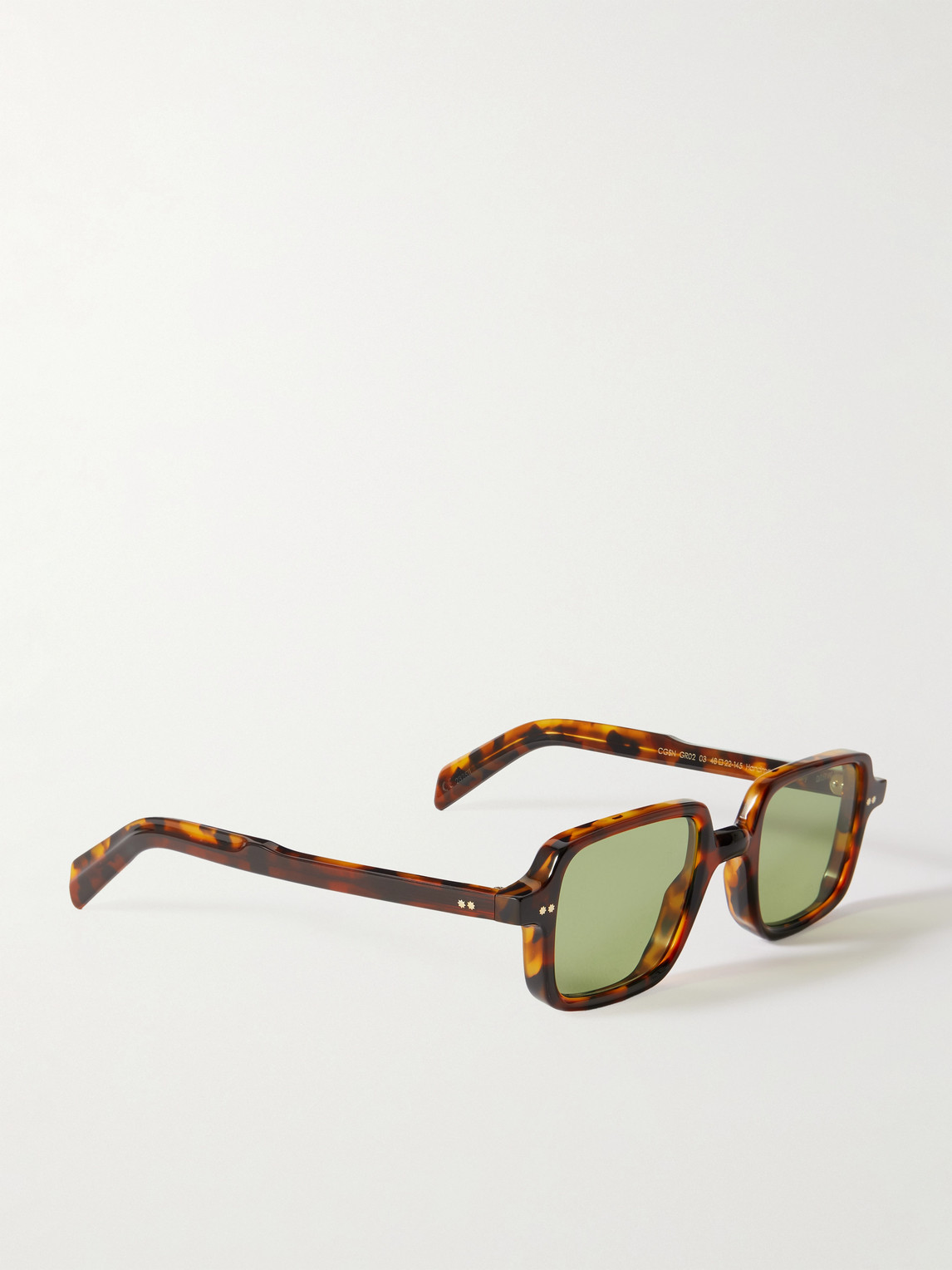 Cutler And Gross Gr02 Rectangle-frame Tortoiseshell Acetate Sunglasses In Tortoiseshell