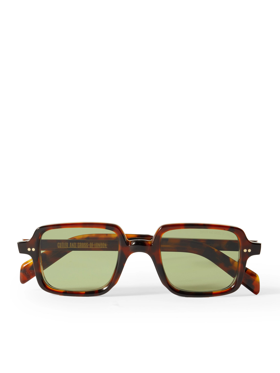 Cutler And Gross Gr02 Rectangle-frame Tortoiseshell Acetate Sunglasses