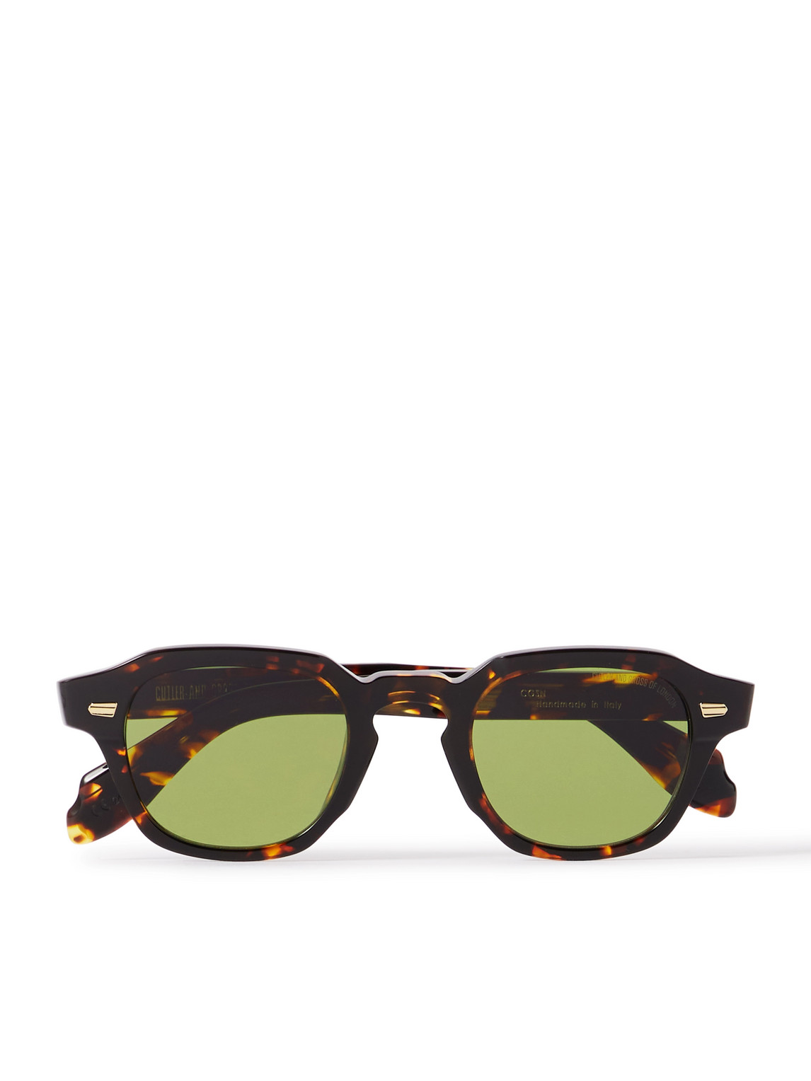 Cutler And Gross 1420 Round-frame Tortoiseshell Acetate Sunglasses In Brown
