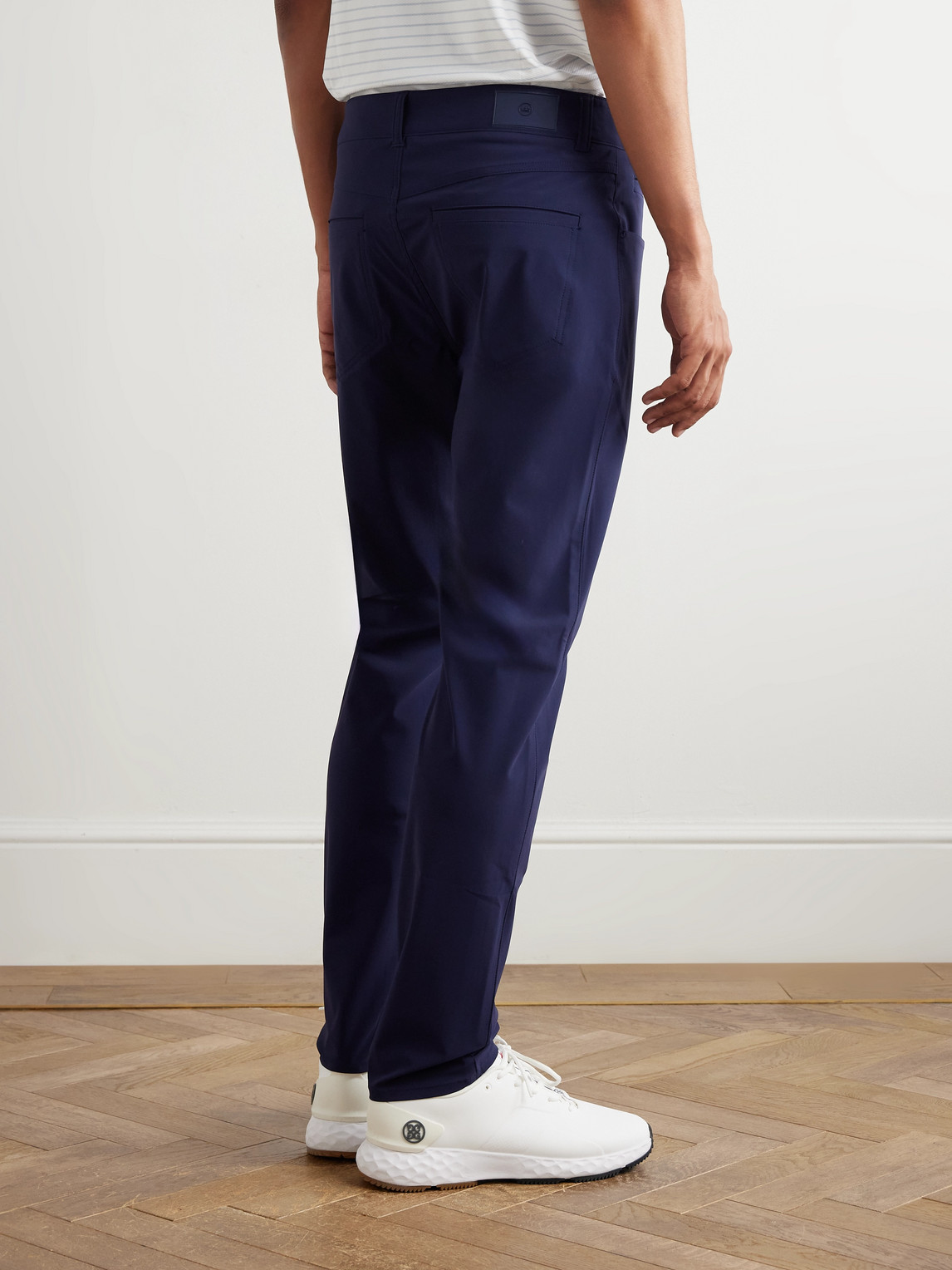  Peter Millar - Bingham Performance Slim-fit Straight-leg Tech-shell Golf Trousers - Men - Blue - Uk/us 30 
