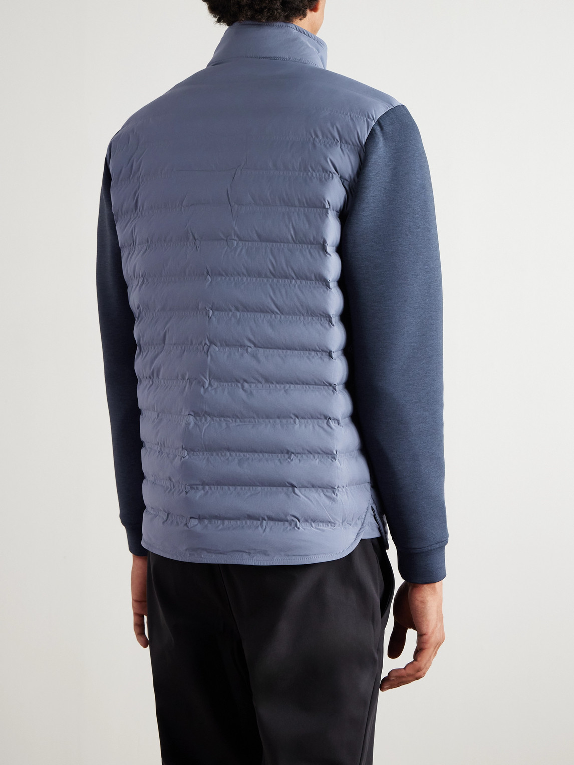  Peter Millar - Winsome Hybrid Tech-jersey And Quilted Shell Jacket - Men - Blue - S 