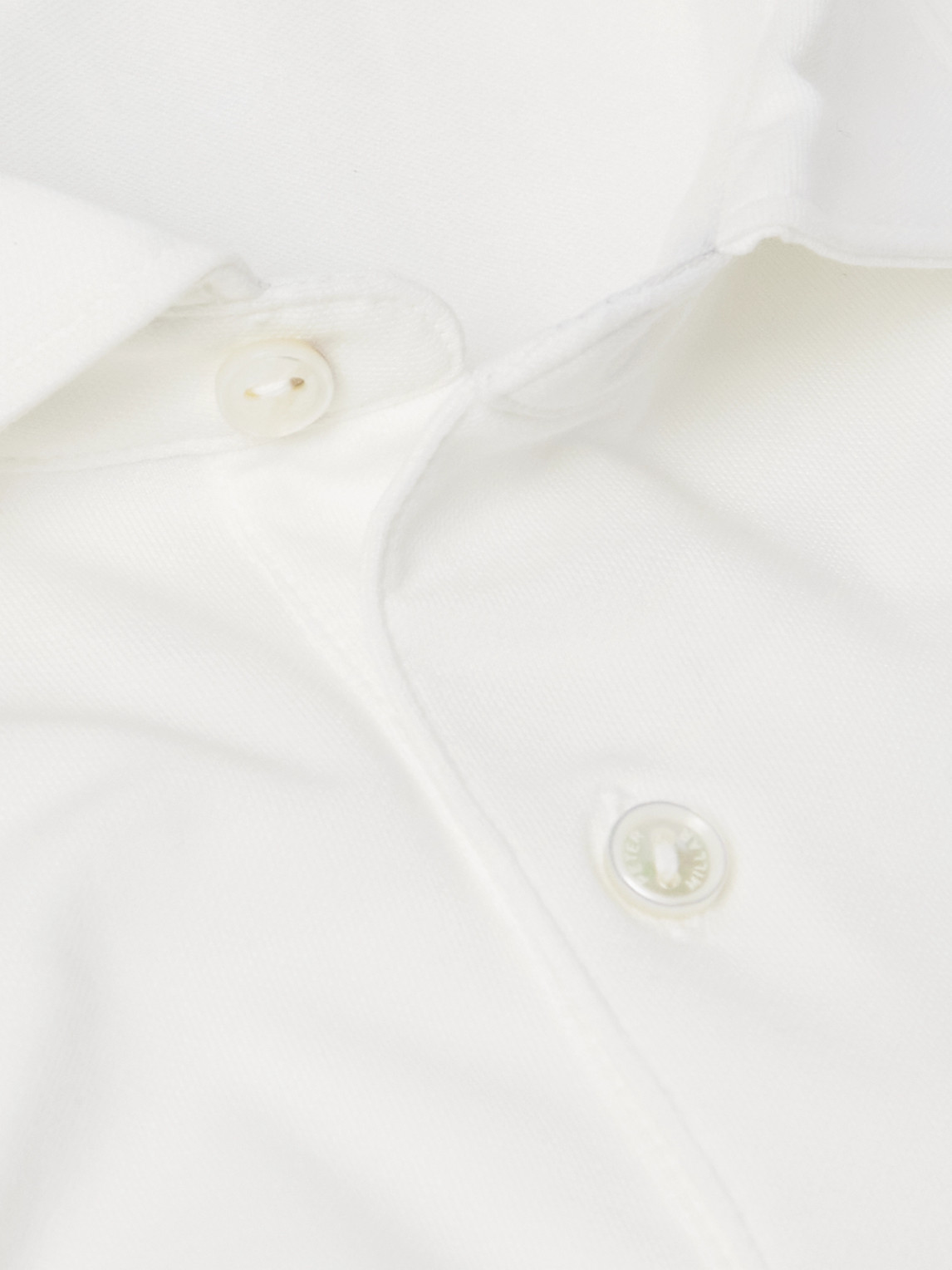 Peter Millar Albatross Pima Cotton-blend Piqué Polo Shirt In White