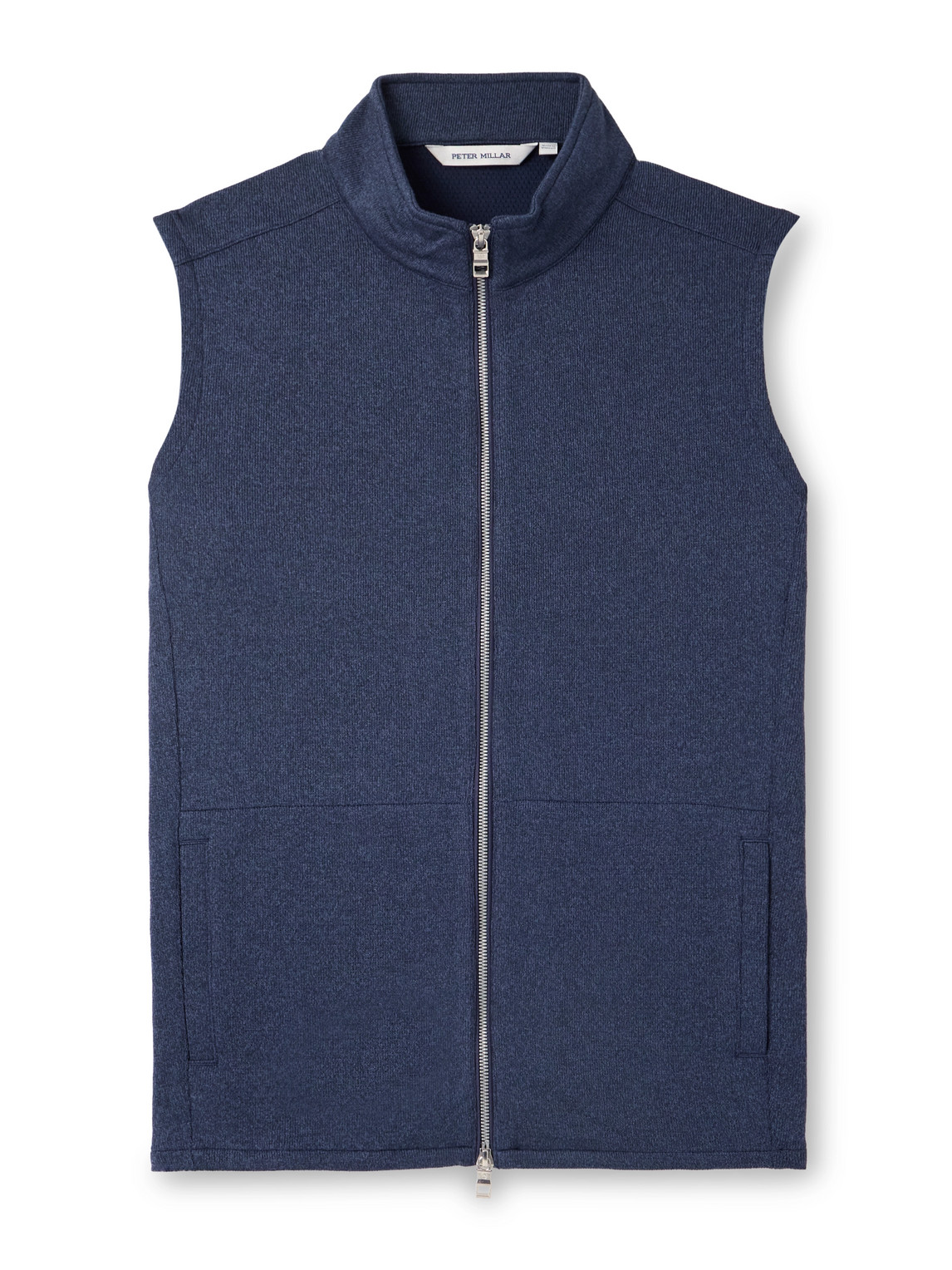 Peter Millar Crown Recycled-fleece Gilet In Blue