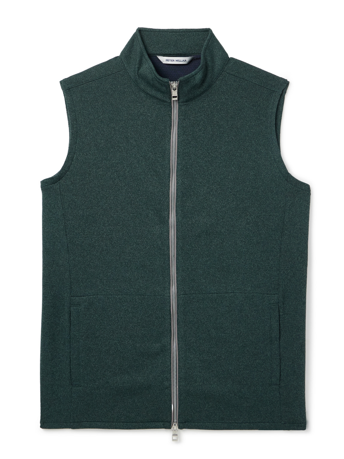 Peter Millar Crown Recycled-fleece Gilet In Green