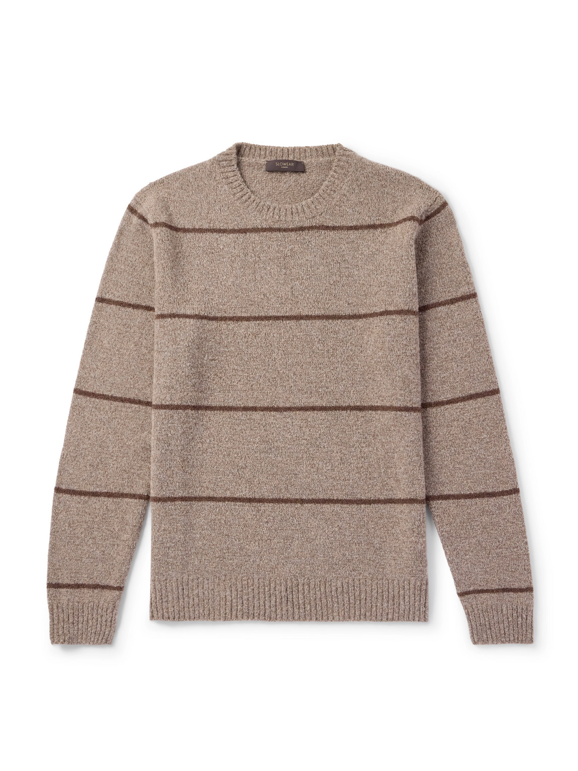 Incotex Zanone Striped Virgin Wool-blend Sweater