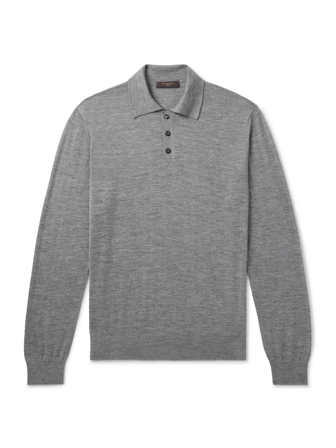 Incotex Slim-fit Cashmere And Silk-blend Polo Shirt
