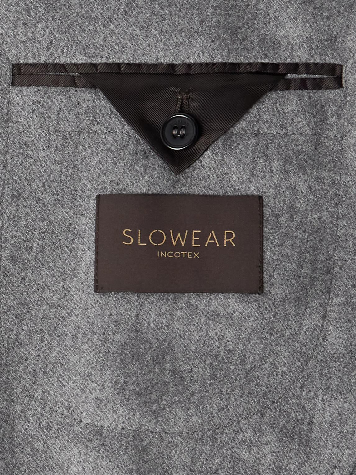 Incotex Slim-fit Wool-blend Blazer In Gray