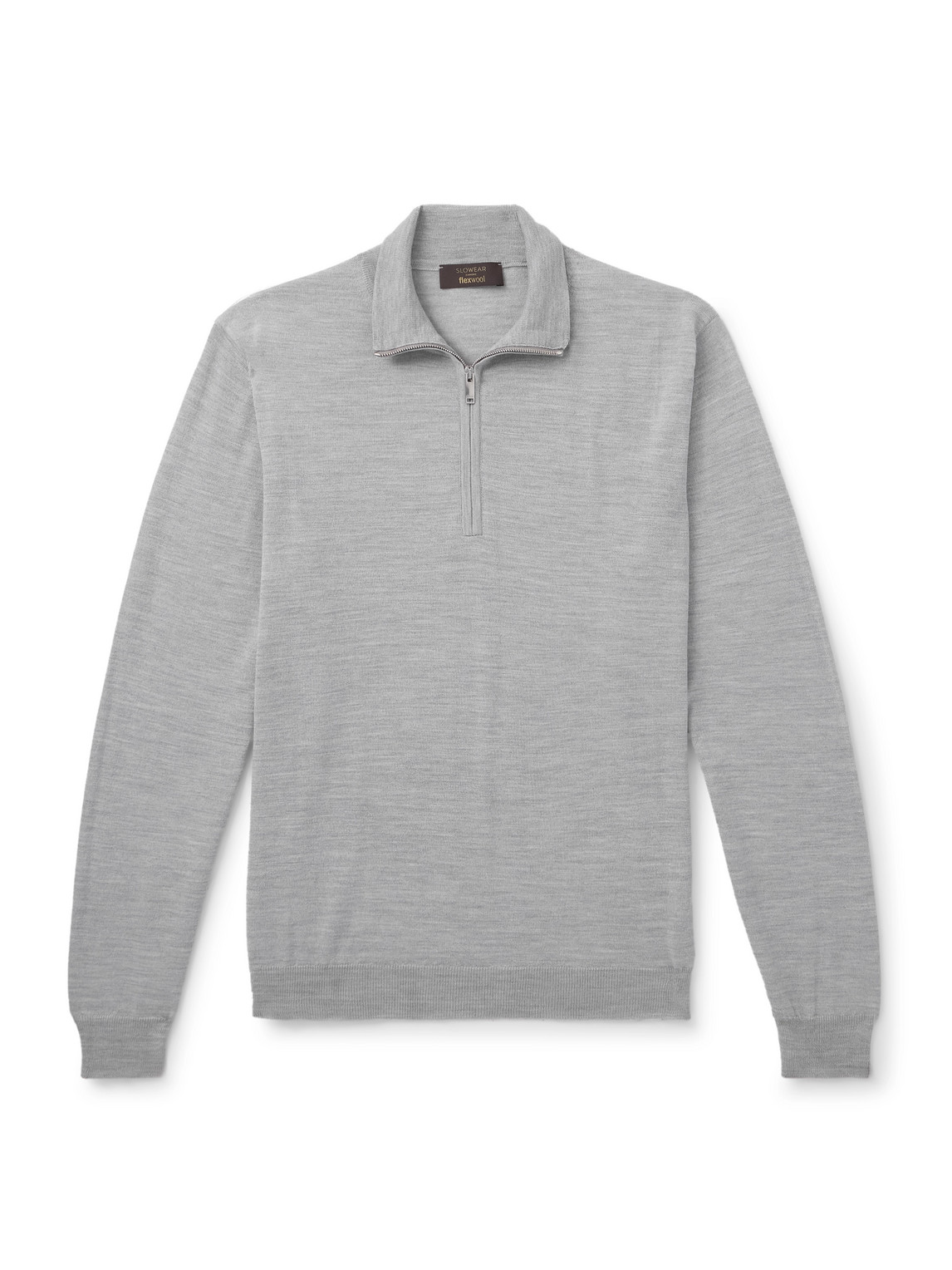 Incotex Slim-fit Flexwool Half-zip Sweater
