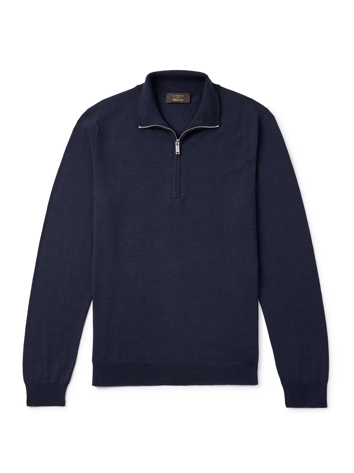 Incotex Slim-fit Flexwool-blend Half-zip Sweater