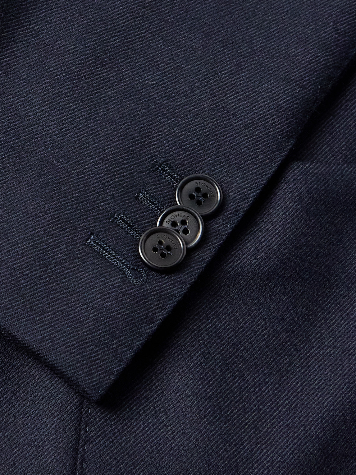 Incotex Wool And Cashmere-blend Flannel Blazer In Blue