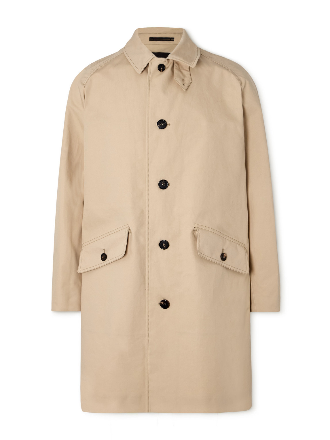 Incotex Teknosartorial Coated-cotton Coat In Neutral