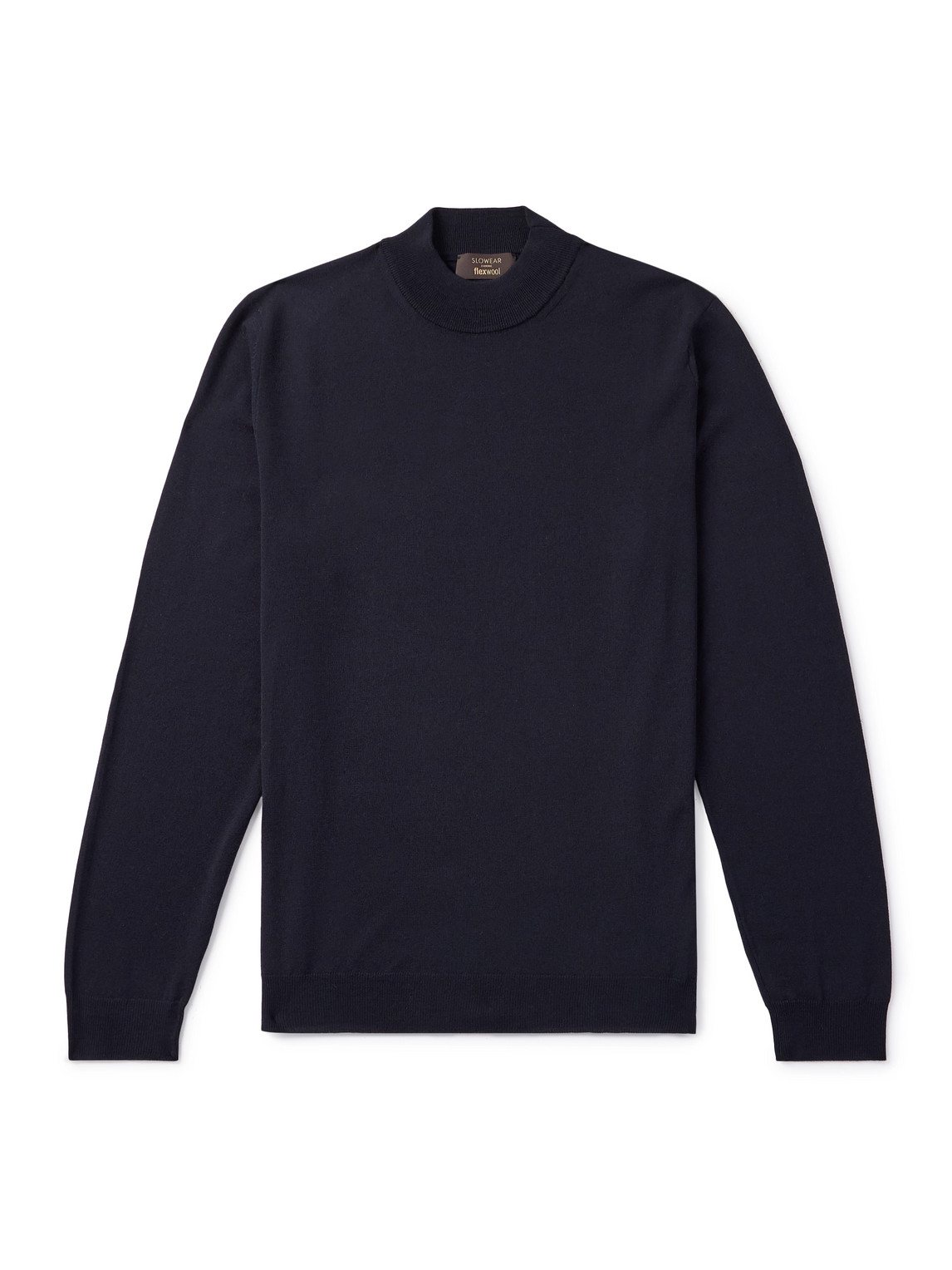 Incotex Virgin Wool-blend Mock-neck Sweater