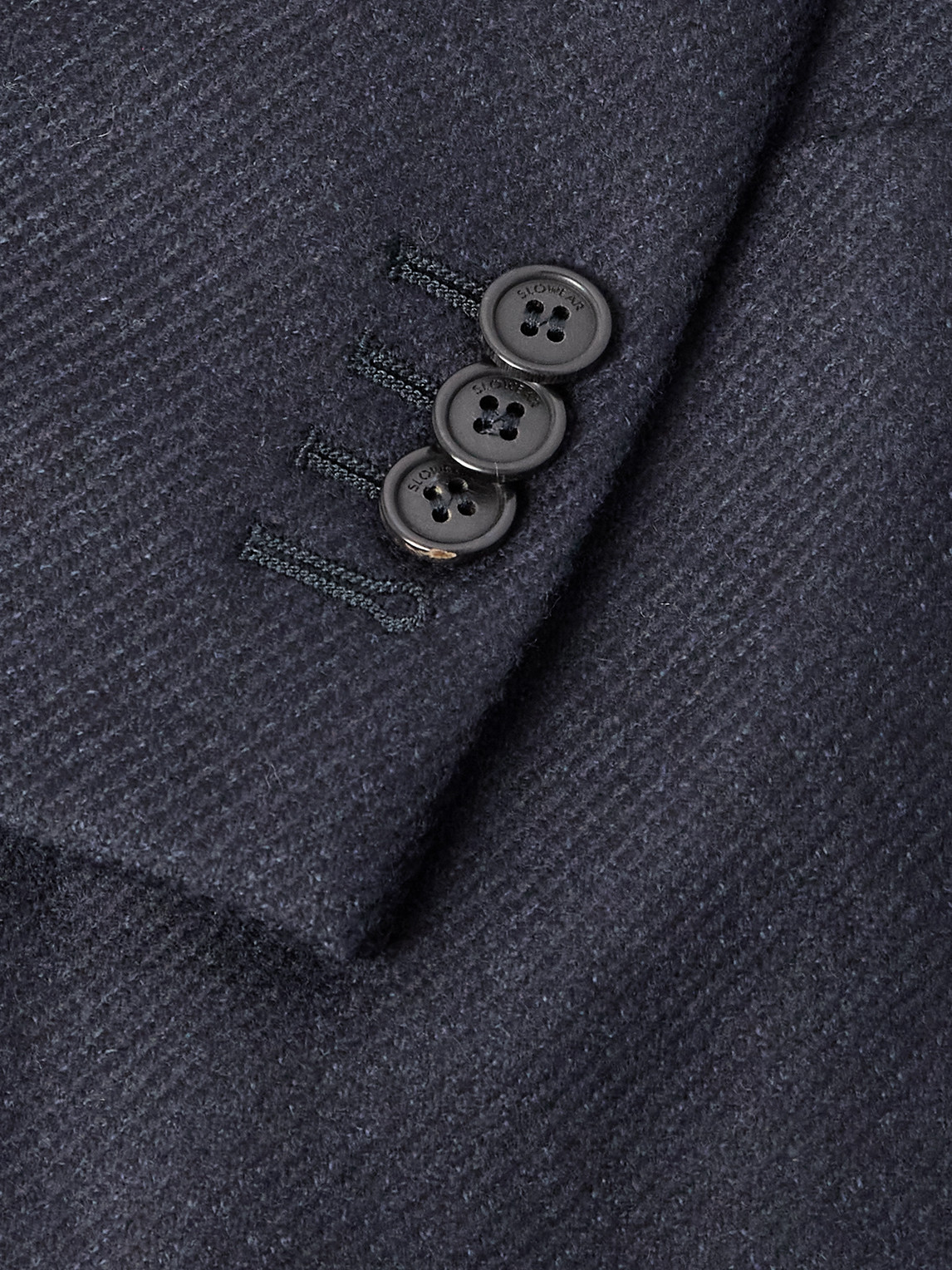 Incotex Wool And Cashmere-blend Flannel Blazer In Blue