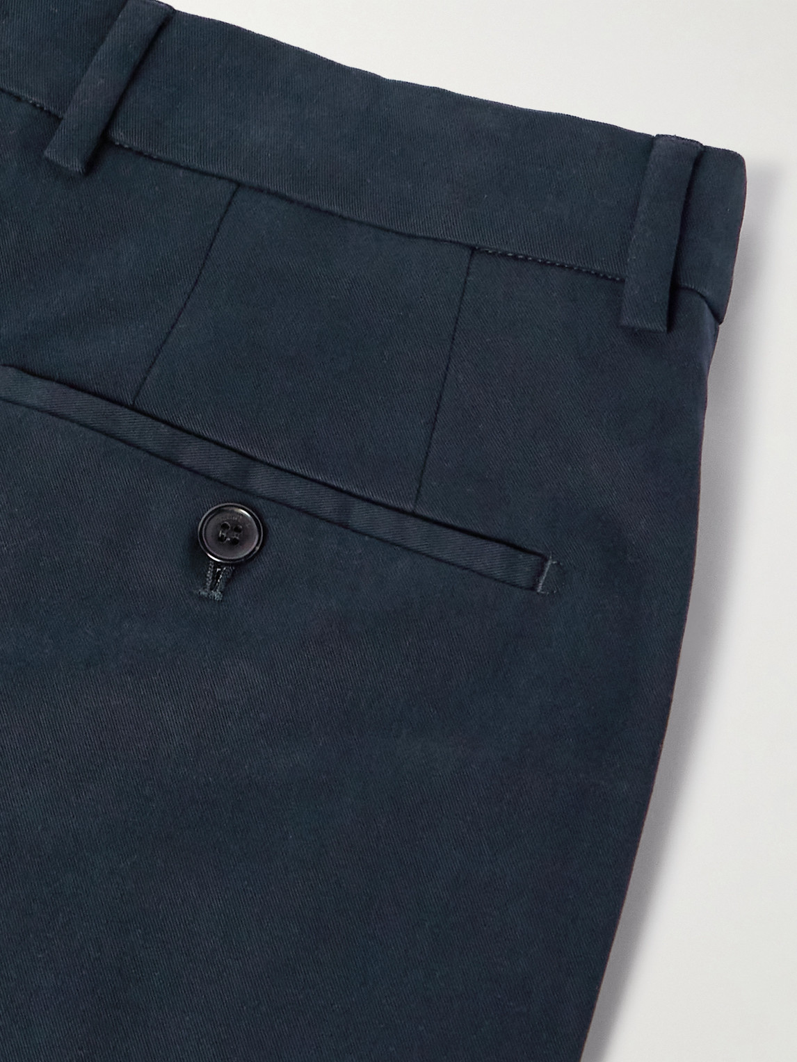 Incotex Venezia 1951 Cotton And Linen Slim Fit Pants In Blue