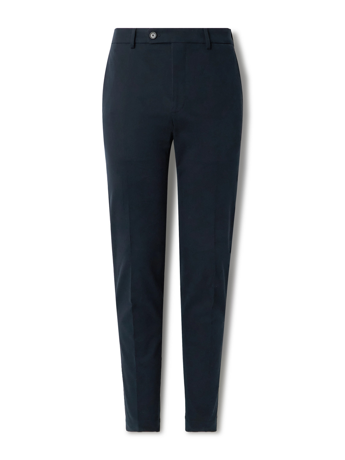 Incotex Venezia 1951 Cotton And Linen Slim Fit Pants In Blue