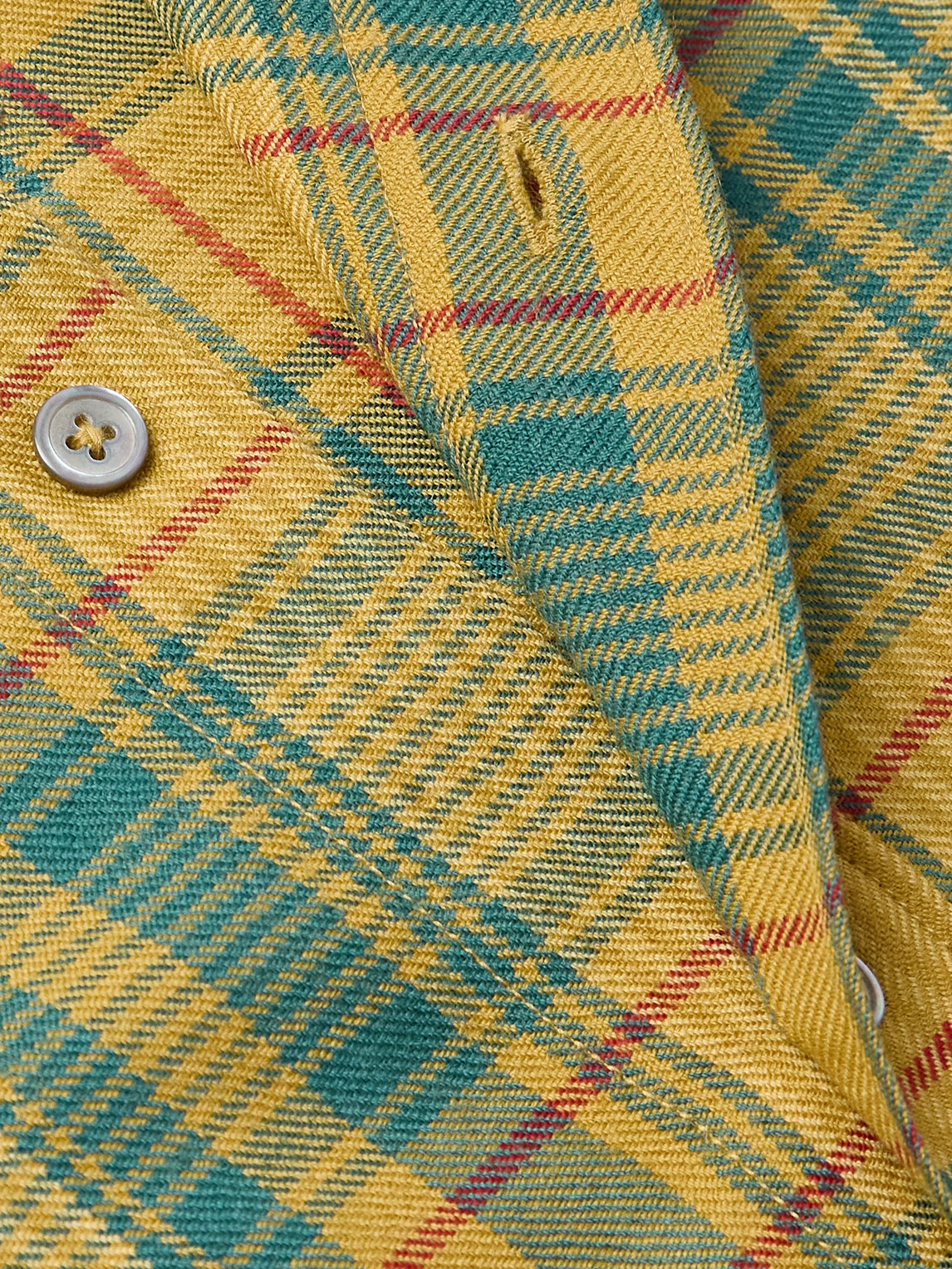 The Elder Statesman Pashmina Checked Wool And Cashmere-blend Shirt In Green