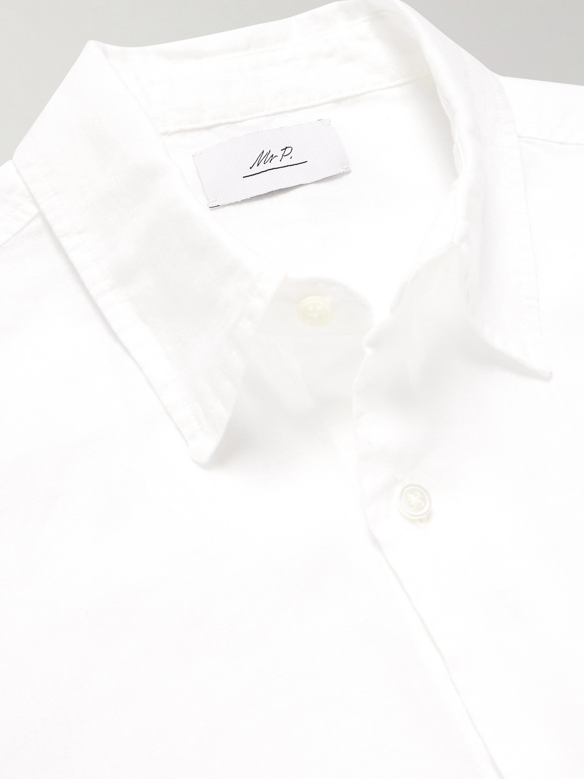Mr P. - Garment-Dyed Linen Shirt