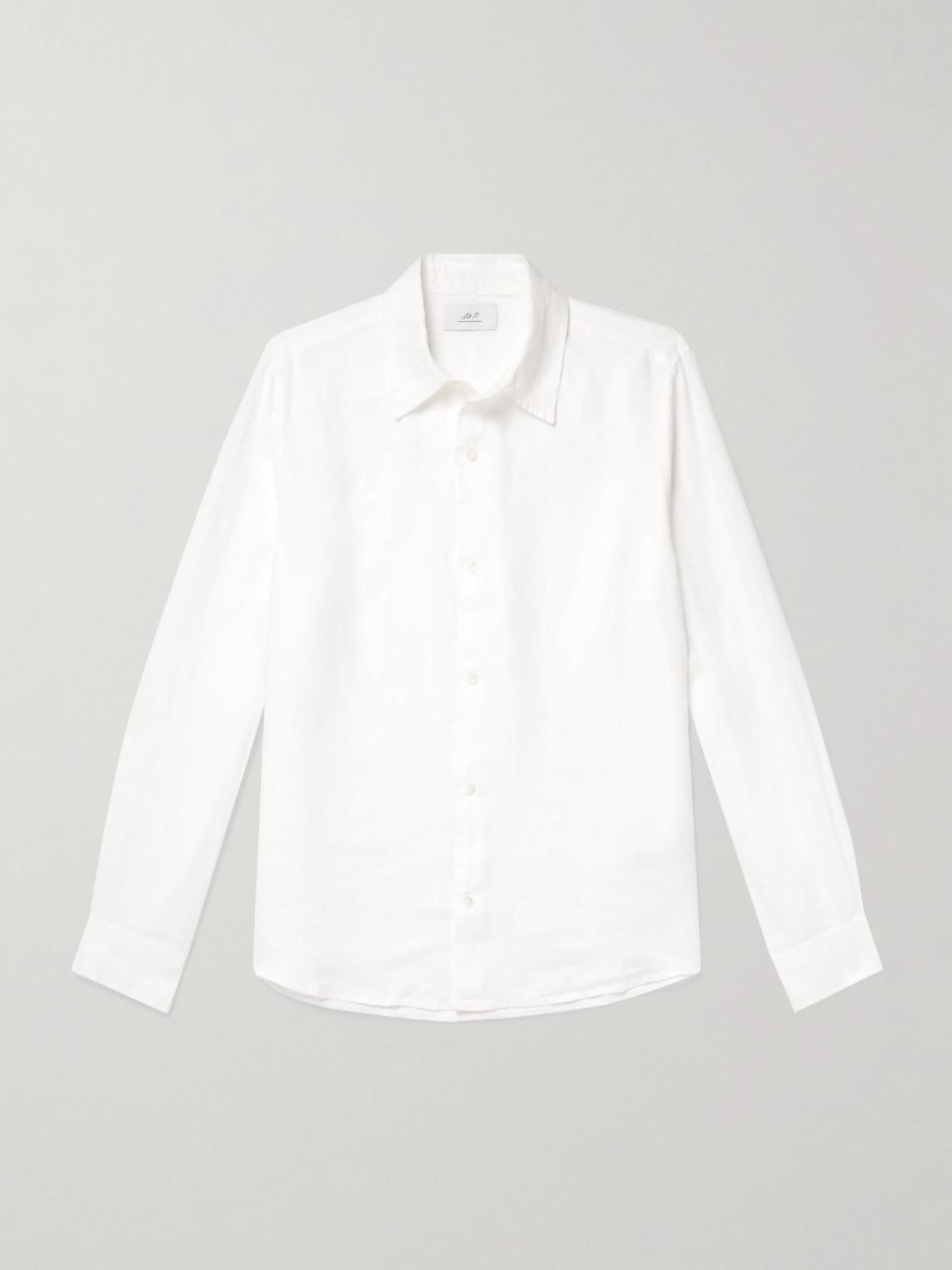 MR P. Garment-Dyed Linen Shirt - Men