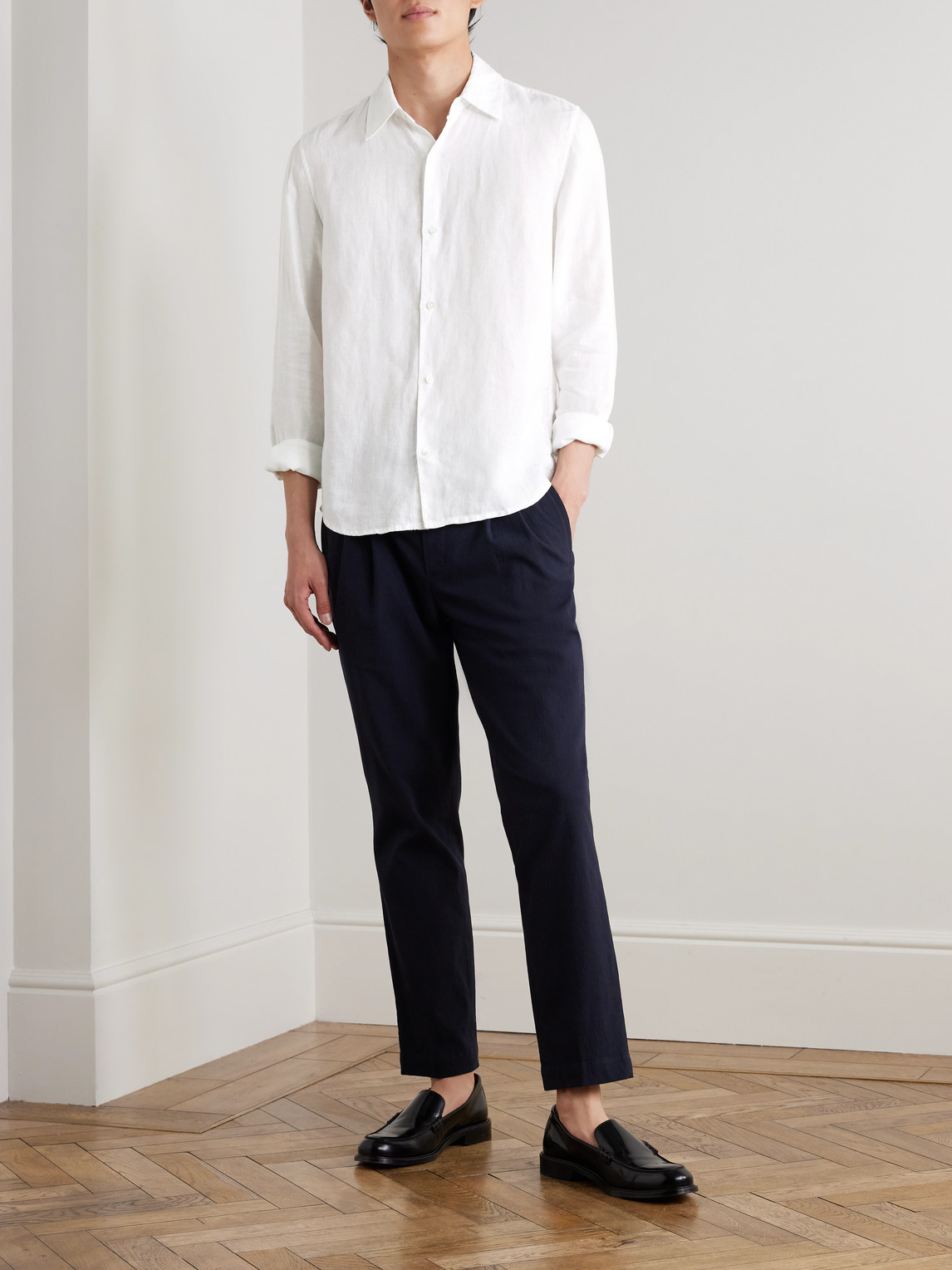 Mr P. - Garment-Dyed Linen Shirt