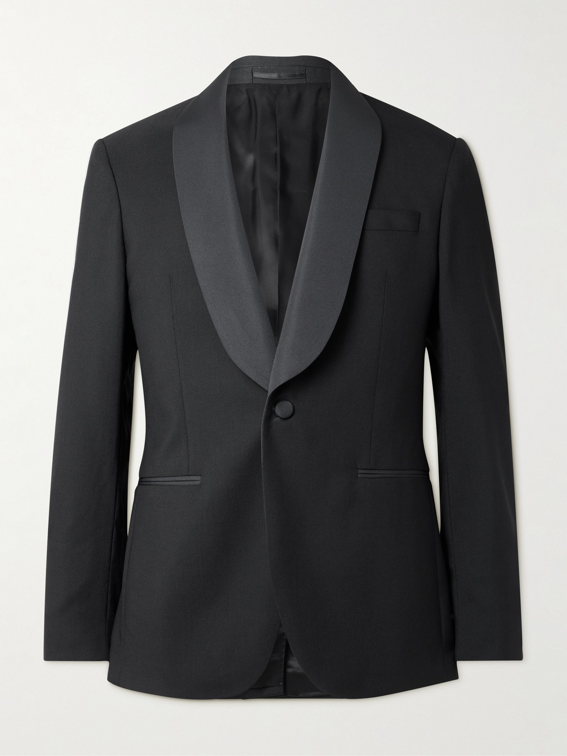 MR P. Slim-Fit Satin-Trimmed Wool Tuxedo Jacket - Men