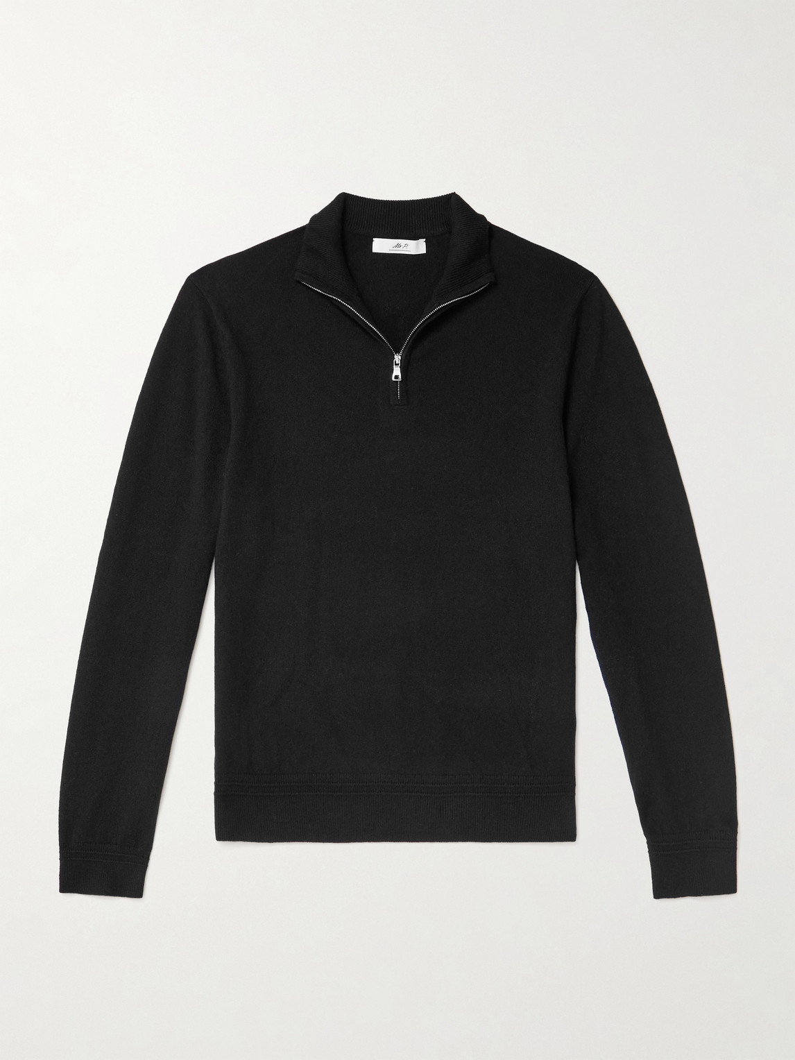 MR P. James Cashmere Half-Zip Sweater - Men