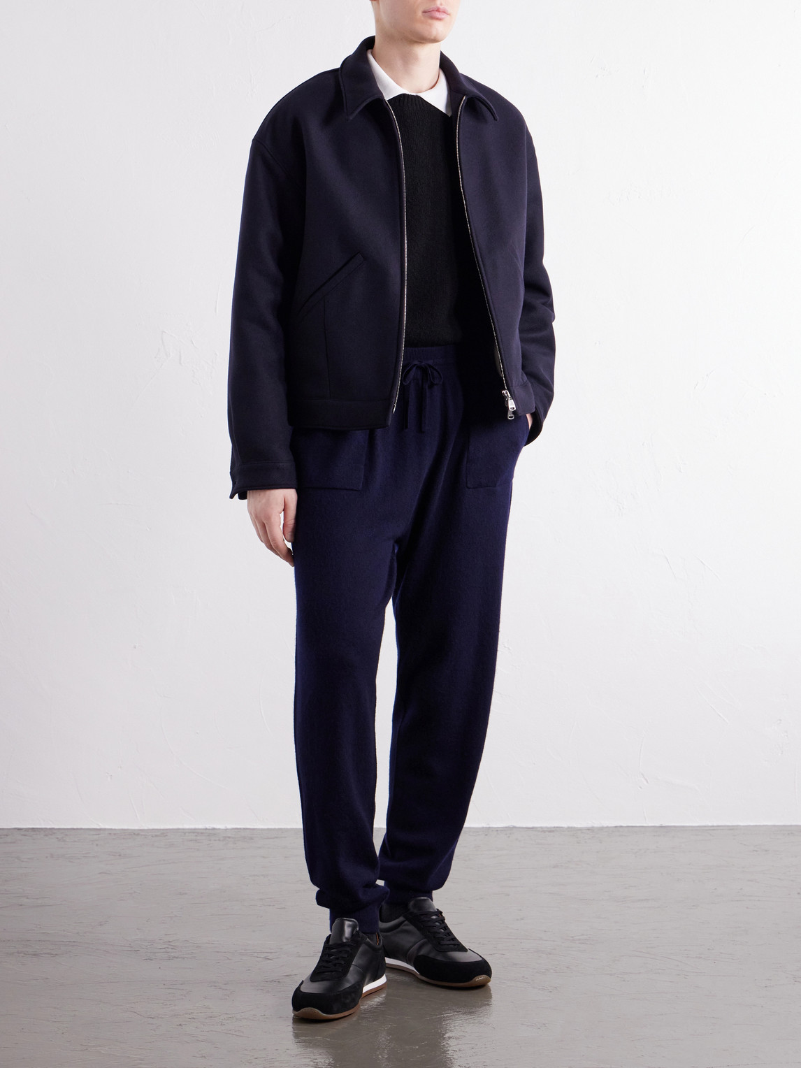 Mr P. - Tapered Wool And Cashmere-Blend Sweatpants