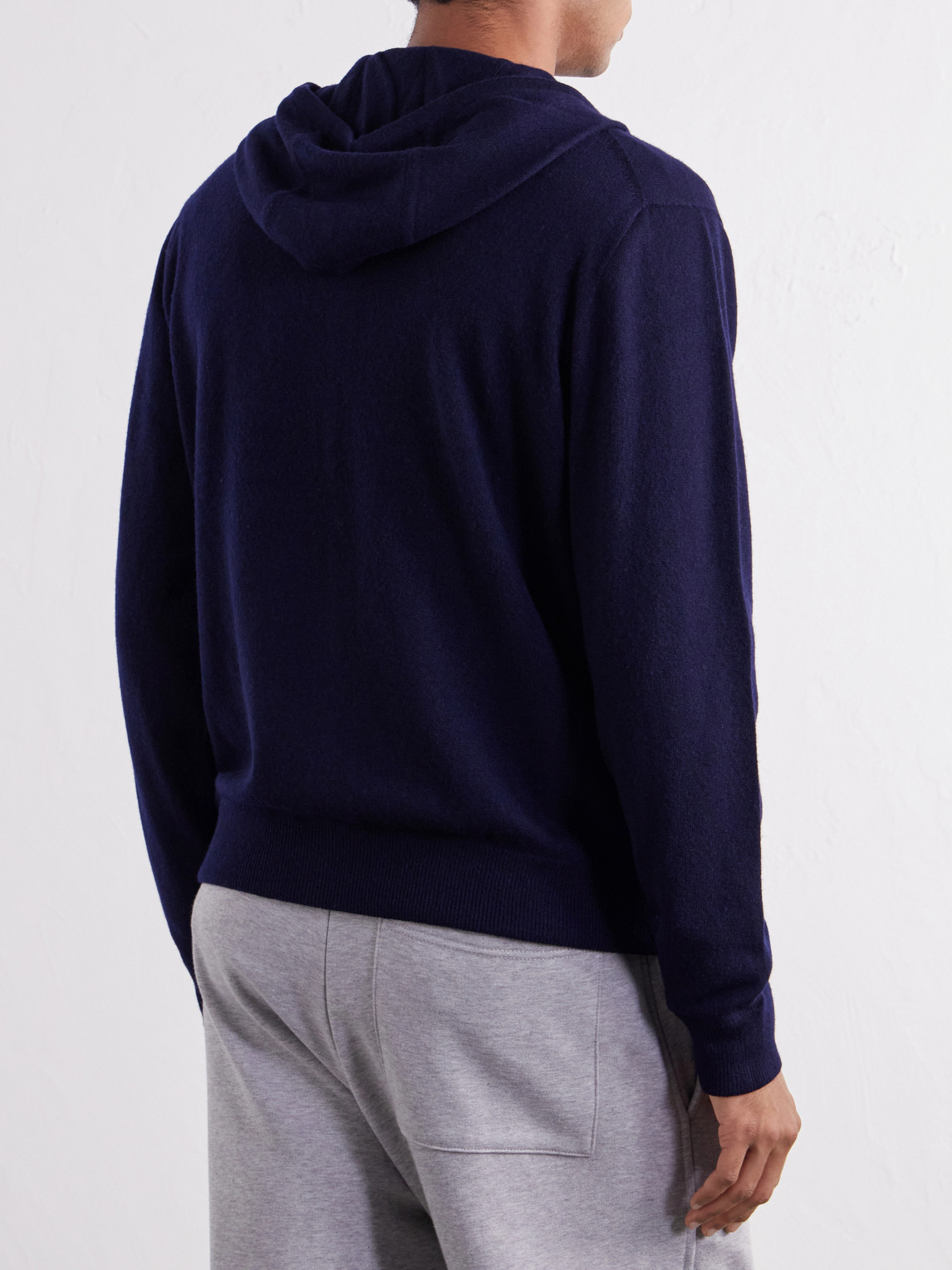 Mr P. - Wool And Cashmere-Blend Zip-Up Hoodie