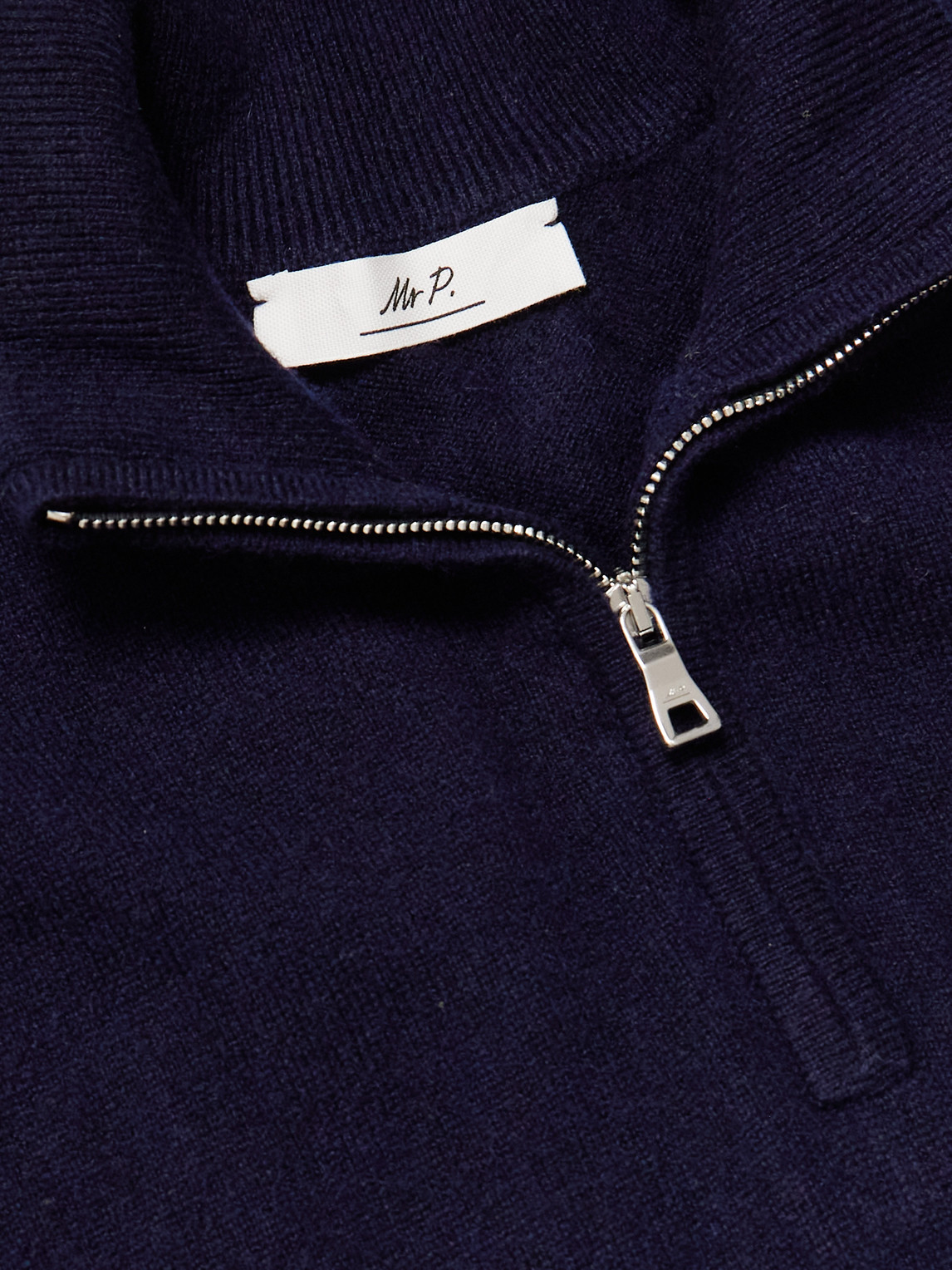 Mr P. - James Cashmere Half-Zip Sweater
