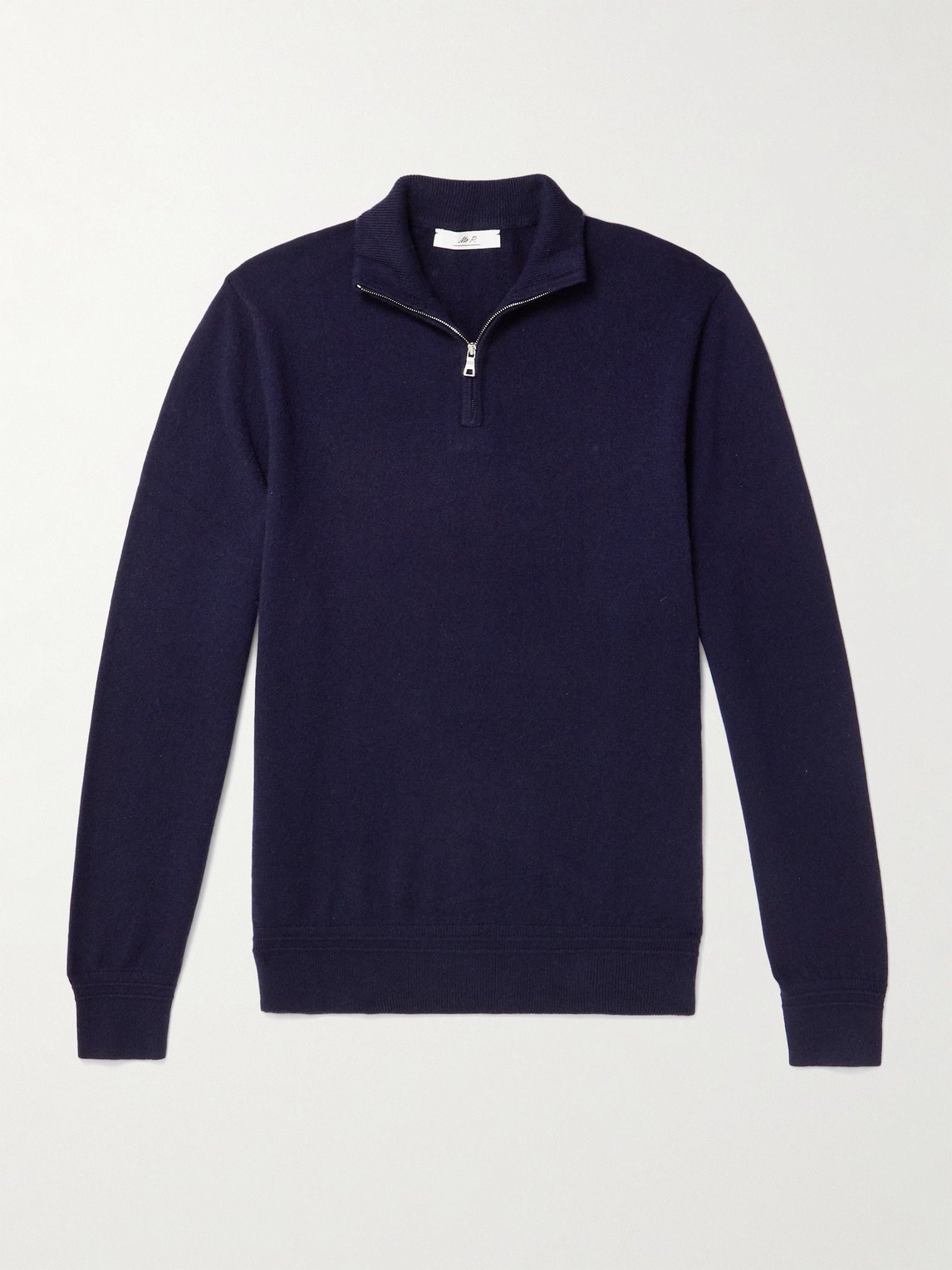 MR P. James Cashmere Half-Zip weater - Men